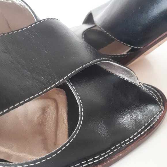 True Religion | Peep Toe Heeled Sandals - Picture 7 of 13